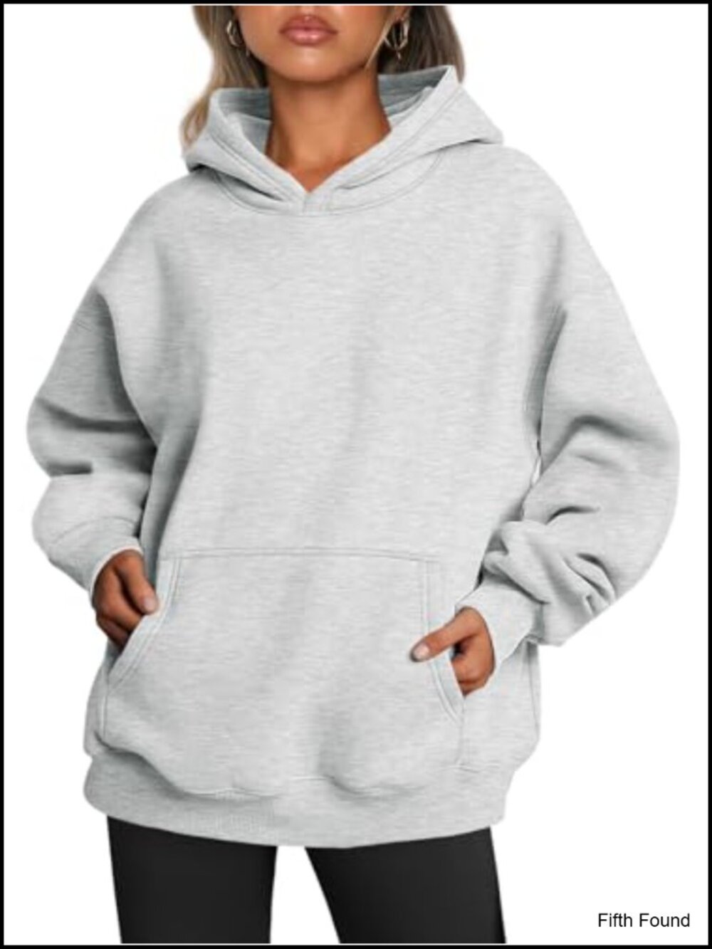Women's Oversized Hooded Sweatshirt Fleece Pullover Cozy Loungewear